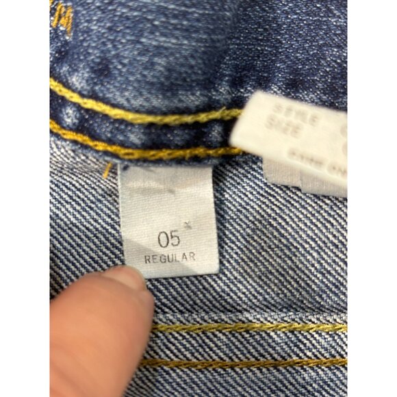 Cruel Girl Slim Fit Jeans Womens 5 Regular Blend Blue Denim Rocky Mountain - Picture 5 of 12